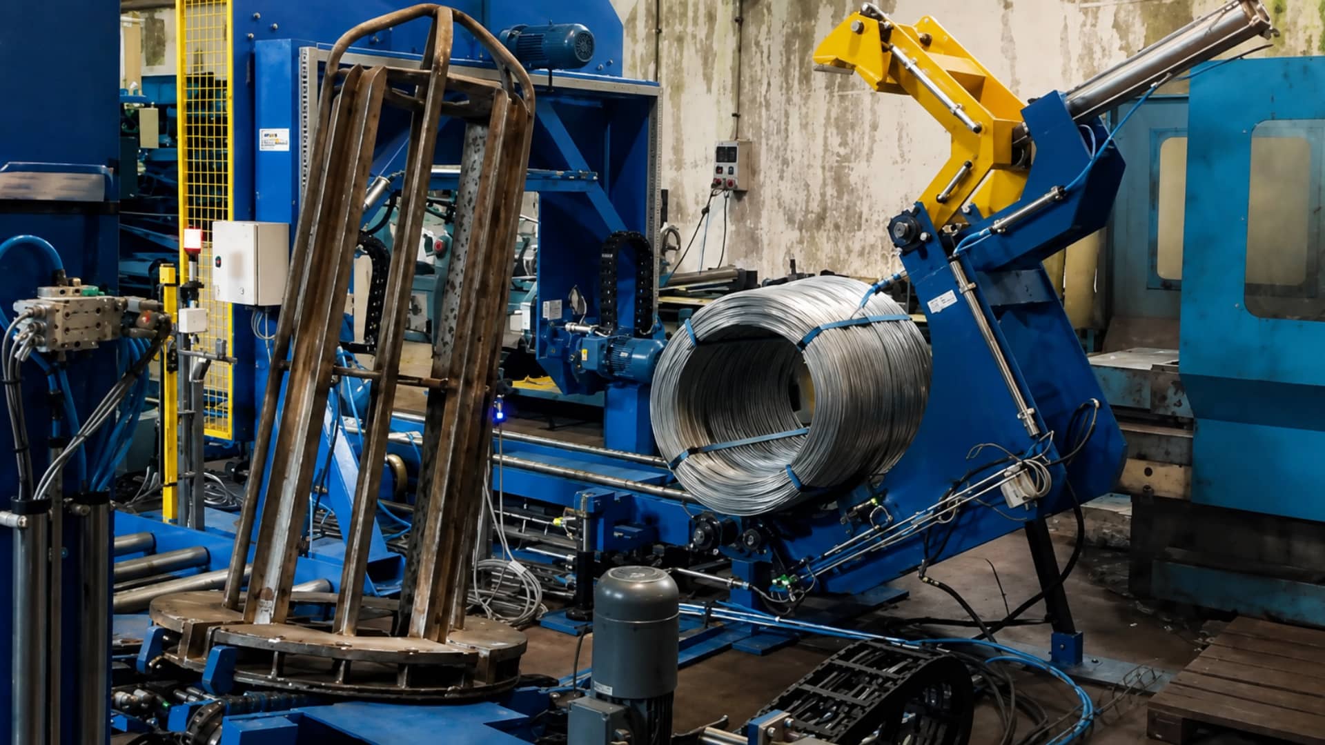 Sistema de extracción de carretes de Saizar Strapping Machines S.L.