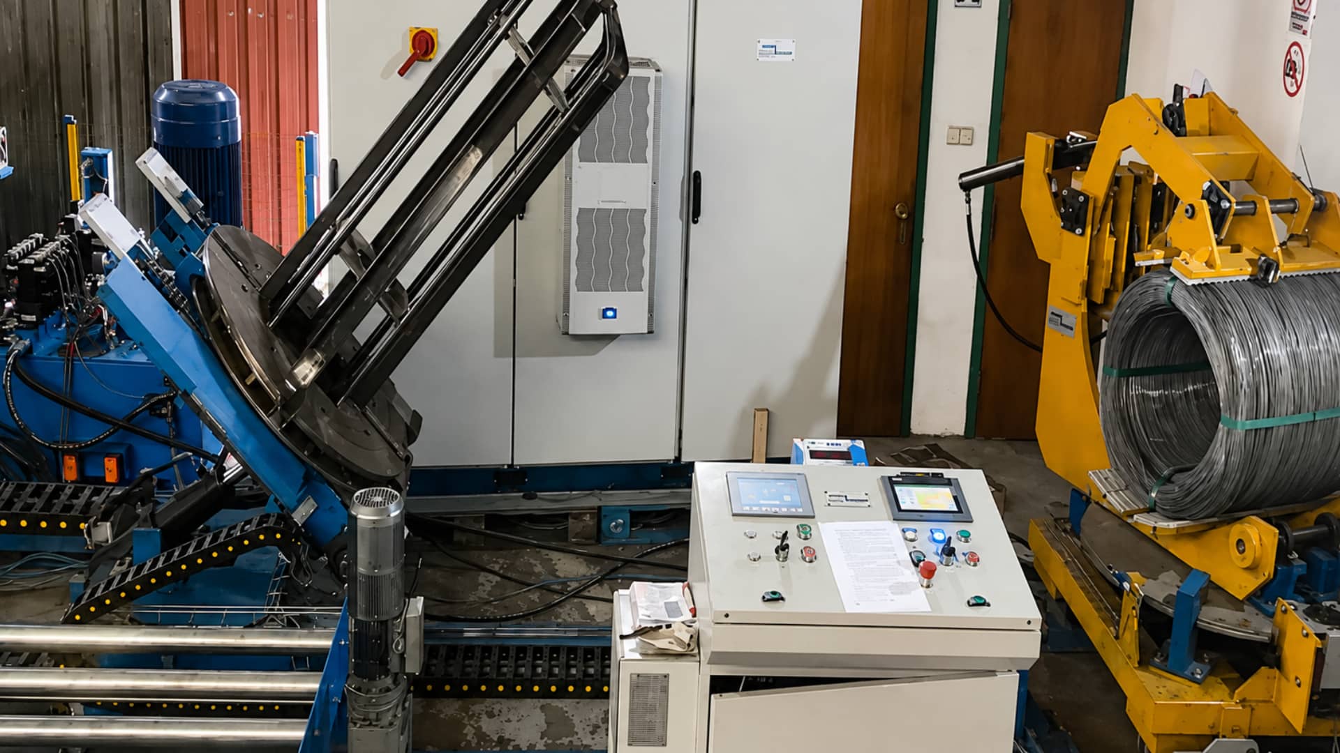 Sistema de extracción de carretes de Saizar Strapping Machines S.L.