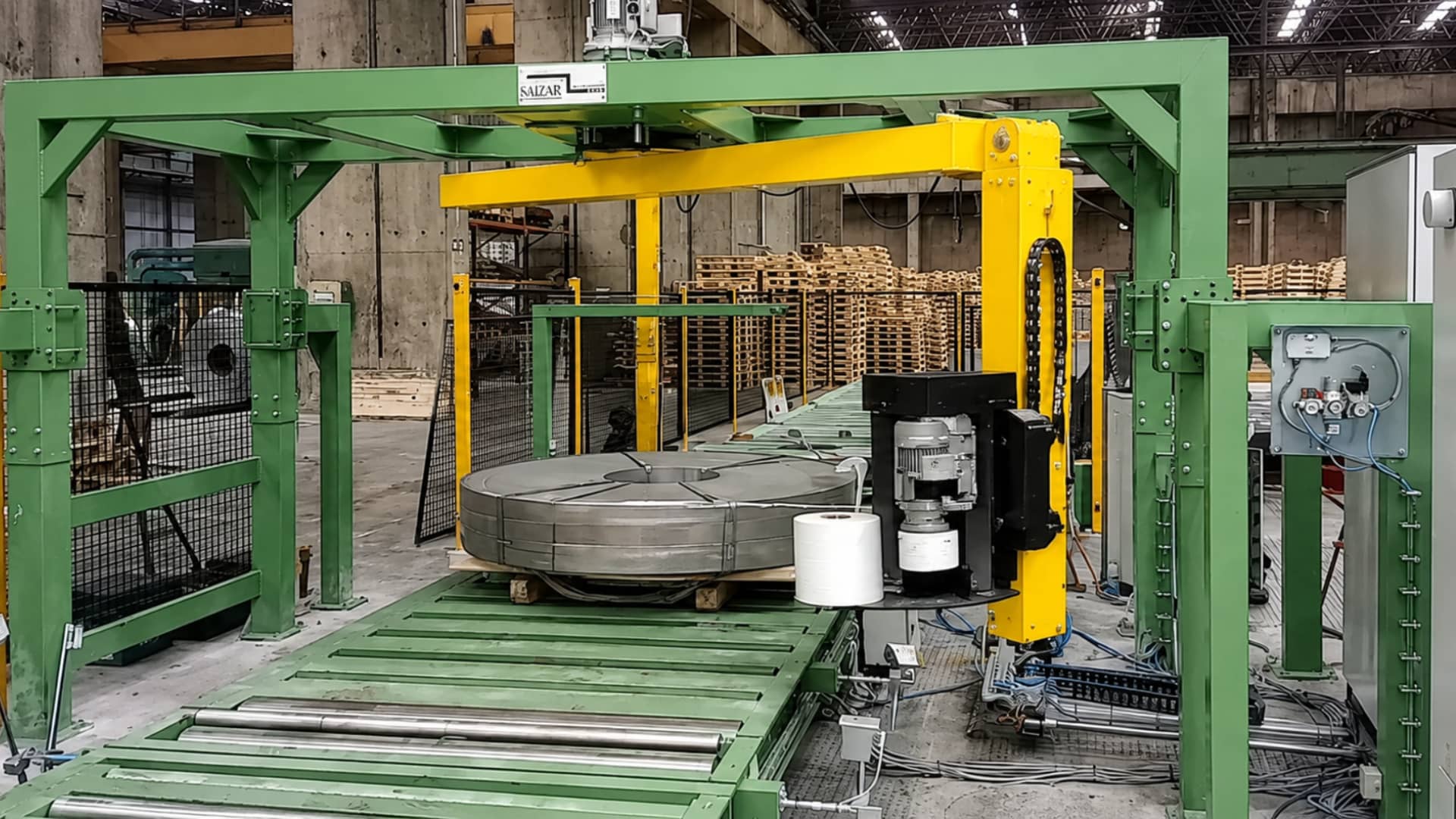 Plastificadora automática de Saizar Strapping Machines S.L.
