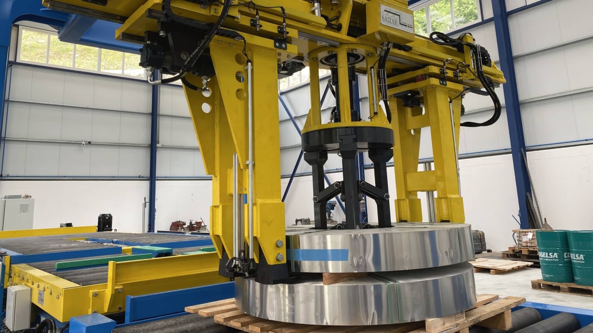 Sistema de elevación de Saizar Strapping Machines S.L.